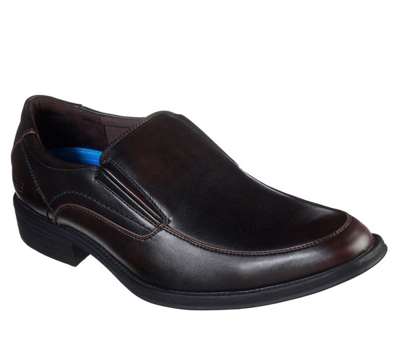 Skechers Larken - Avendo - Mens Slip On Shoes Brown [AU-CH5526]